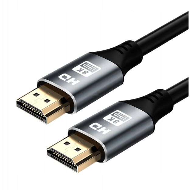 Kabel HDMI 2.1 | FHD, 4K, 8K | Elastyczny | 1 metr